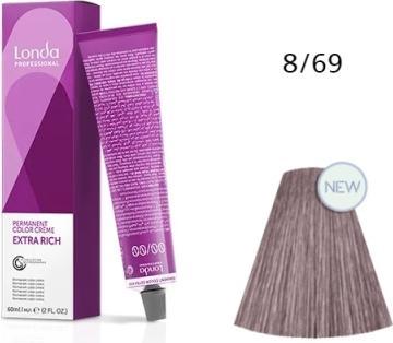 Productafbeelding Londa Crème Haarverf Kleur 8/69 lichtblond violet cendré 60ml (8, 69 licht blond violet-cendré 60ml)