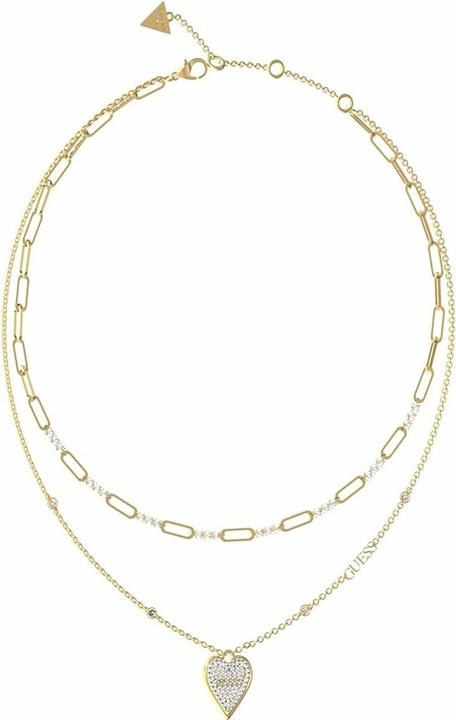 Produktbild Guess Love Me Tender Delicate Gold Plated Double Necklace JUBN03244JWYGT/U (Edelstahl)