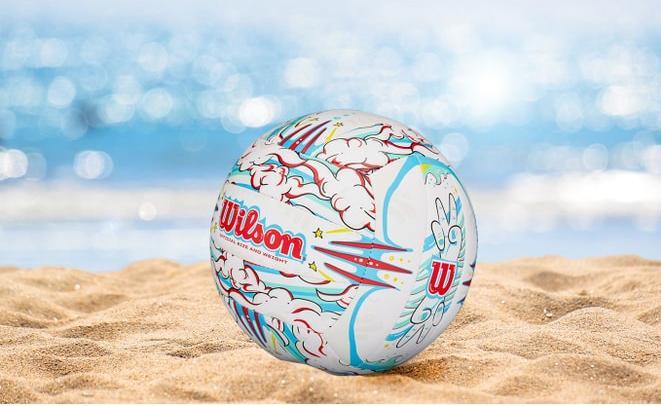 Produktbild Xtrem Toys & Sports Volleyball - Graffiti Peace - Grösse 5 - weiss/bunt (5)