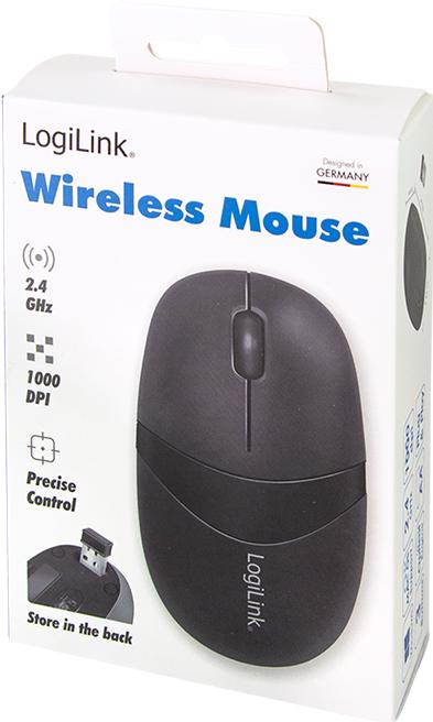 Actual product image LogiLink Mouse Optical Wireless 2.4 GHz Mini with Autolink (Wireless)