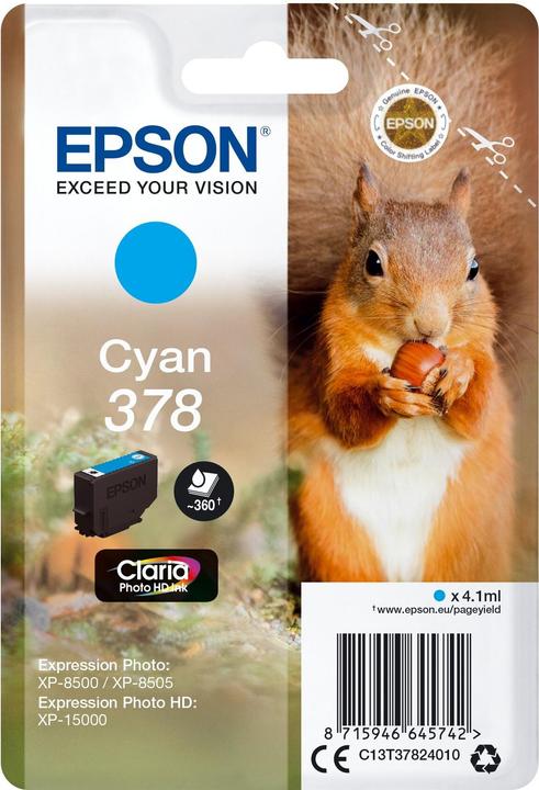 Actual product image Epson 378 Claria Photo HD (C)