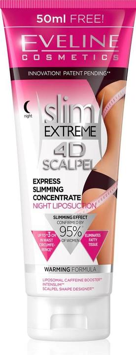 Eveline Cosmetics - Slim Extreme 4D Scalpel Express Slimming Concentrate Night Liposuction - Night (250 ml)