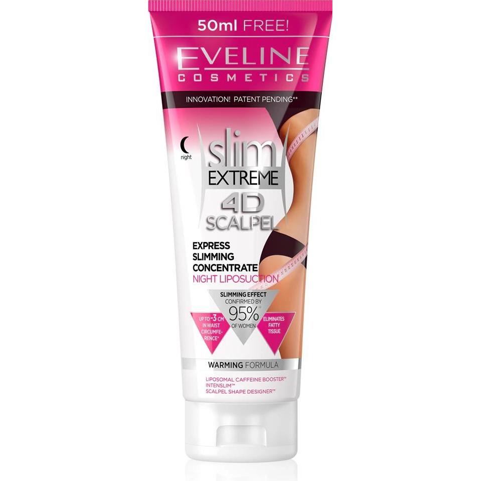 Eveline, Gesichtsserum, Cosmetics - Slim Extreme 4D Scalpel Express Slimming Concentrate Night Liposuction - Night (250 ml)