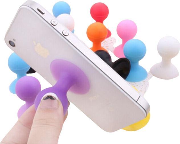Produktbild Hurtel Telefonhalter mit rundem Kopf – blau