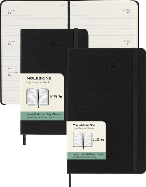 Productafbeelding Moleskine Schüleragenda Hard Cover Weekly Horizontal (13 x 21 cm, Engels)