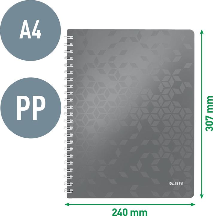 Immagine prodotto Leitz Wow (A4, Righe, Copertina rigida)