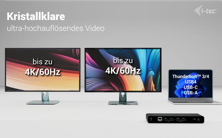 Produktbild i-tec Universal Dual 4K (USB-C, 11 Ports)