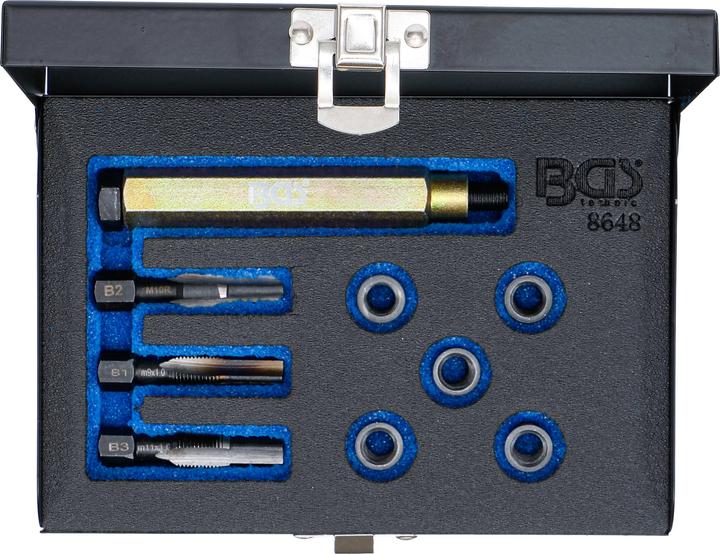 Actual product image BGS Repair Kit for Glow Plug Threads M9 x 1.0 mm