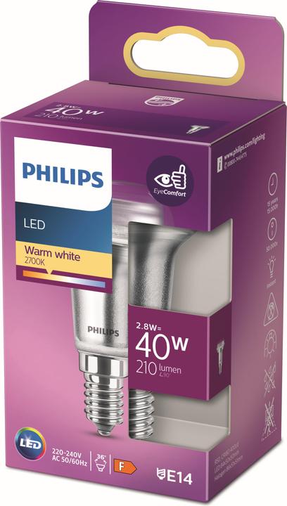 Productafbeelding Philips Reflector (E14, 2.80 W, 210 lm, 1 x, F)