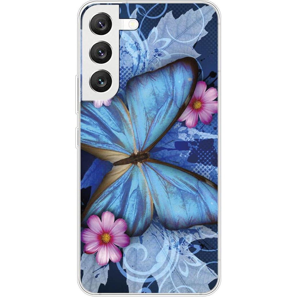 König Design Hülle Handy Schutz für Samsung Galaxy S22 5G Case Cover Tasche Bumper Etuis TPU (Samsung Galaxy S22 5G), Sm...