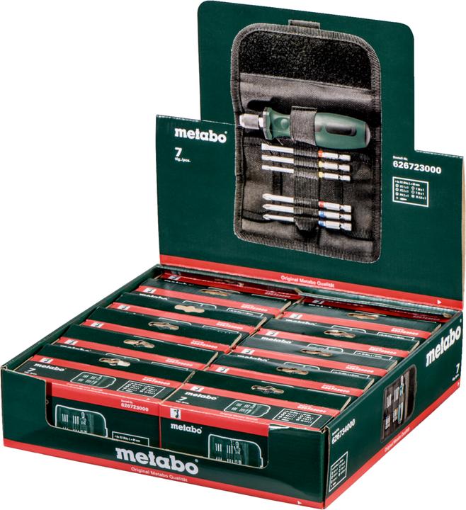 Actual product image Metabo Bit set 7 pieces 626723000 incl. (Cross Phillips PH)