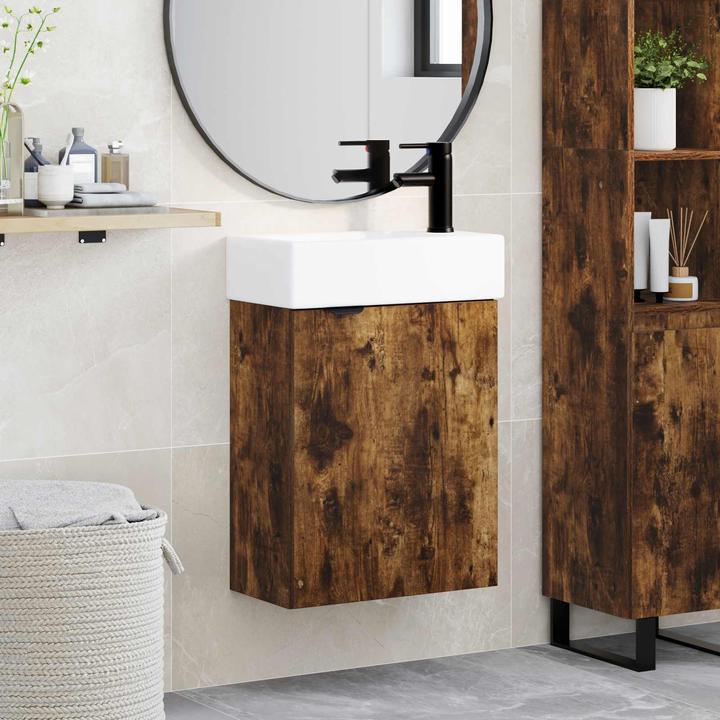 Produktbild vidaXL Badezimmerschrank (45.50 x 22.50 x 84 cm)