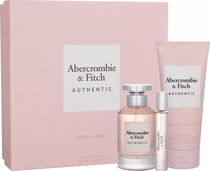 Actual product image Abercrombie and Fitch Authentic Eau de Parfum + Body Lotion + Mini (Eau de parfum, 320 ml)