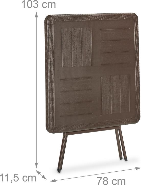 Image du produit Relaxdays Table de jardin (78 cm)