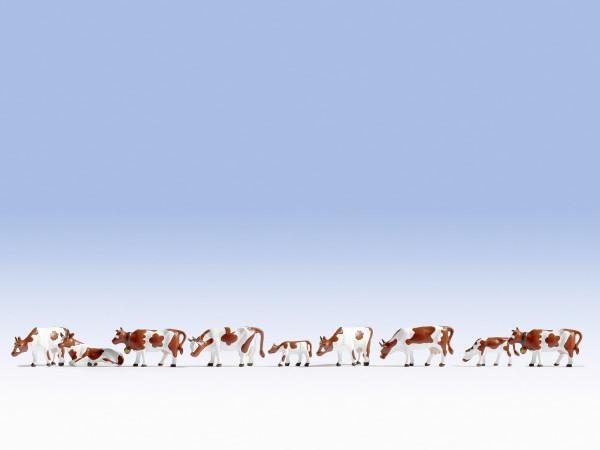 Actual product image Noch 36723 Figures cows, brown / white