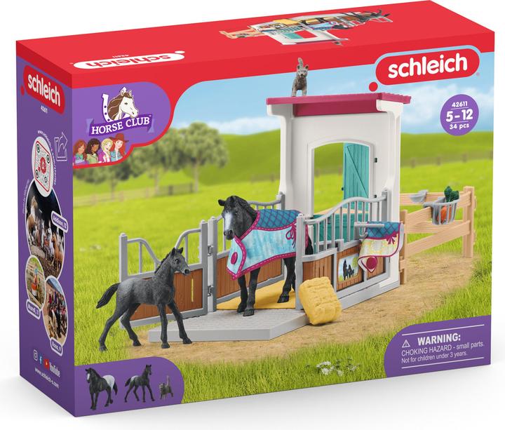 Produktbild Schleich Pferdebox mit Stute und Fohlen