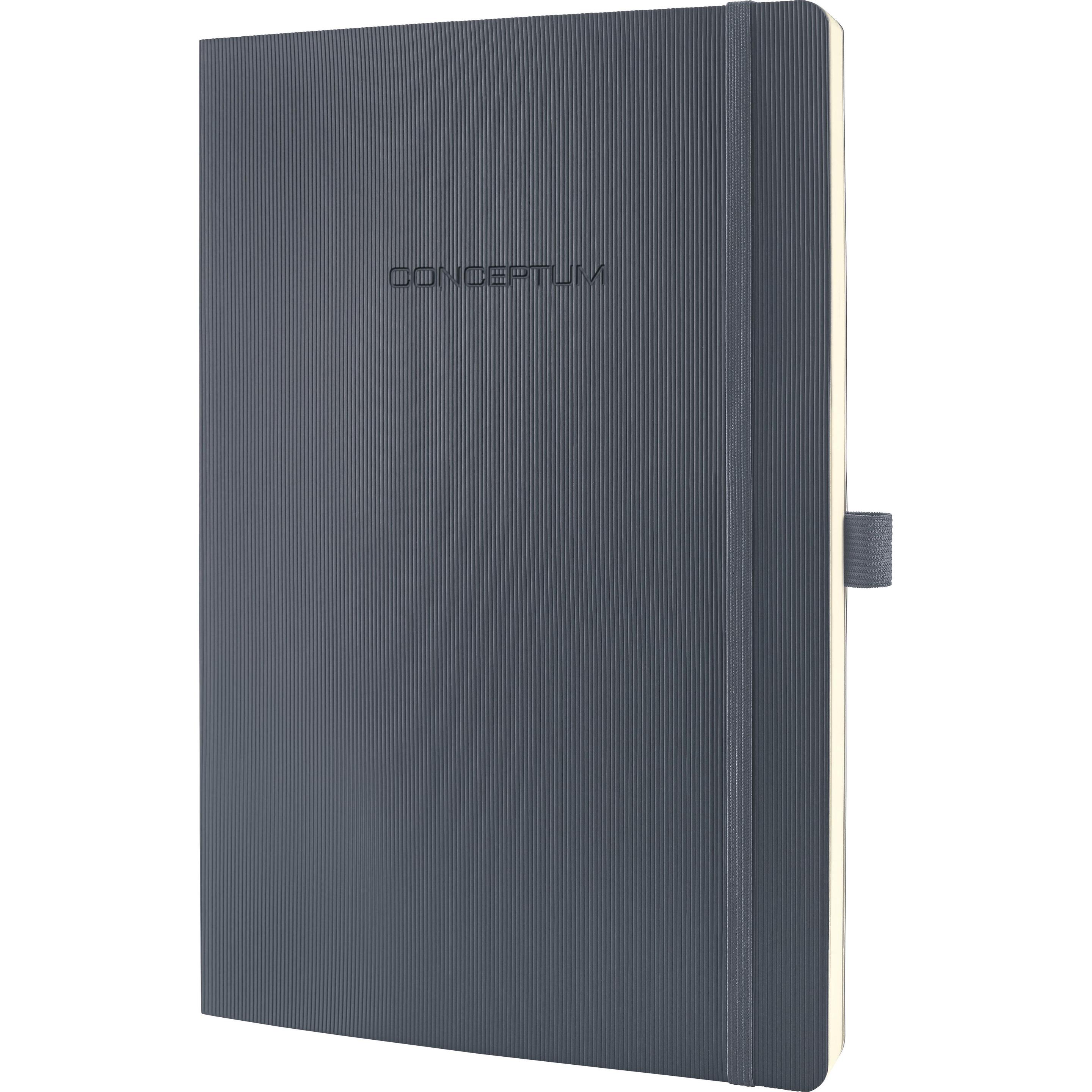 Sigel, Heft + Block, Notizbuch CONCEPTUM Softcover Softwave (A4, Liniert, Weicher Einband)