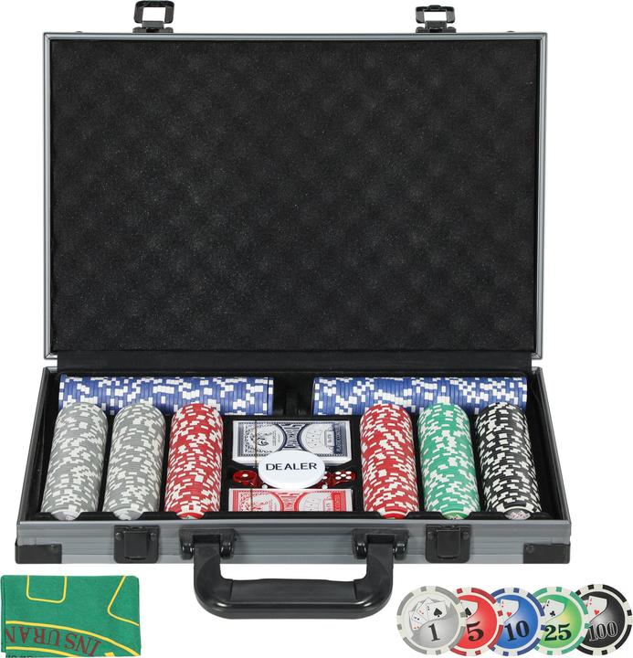 Immagine prodotto SportNow Pokerset PS, Polyester Grau