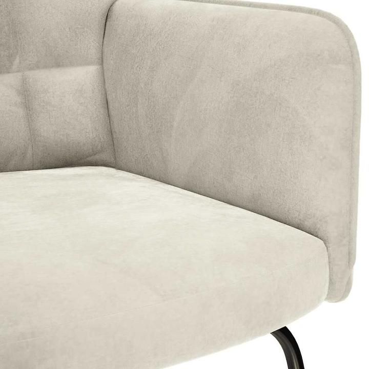 Actual product image vidaXL Schaukelstuhl mit Hocker