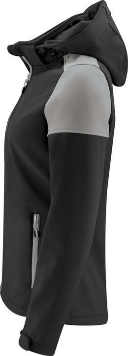 Image du produit Sharp Printer Prime Softshell Jas dames zwart/staalgrijs - maat XS (XS)