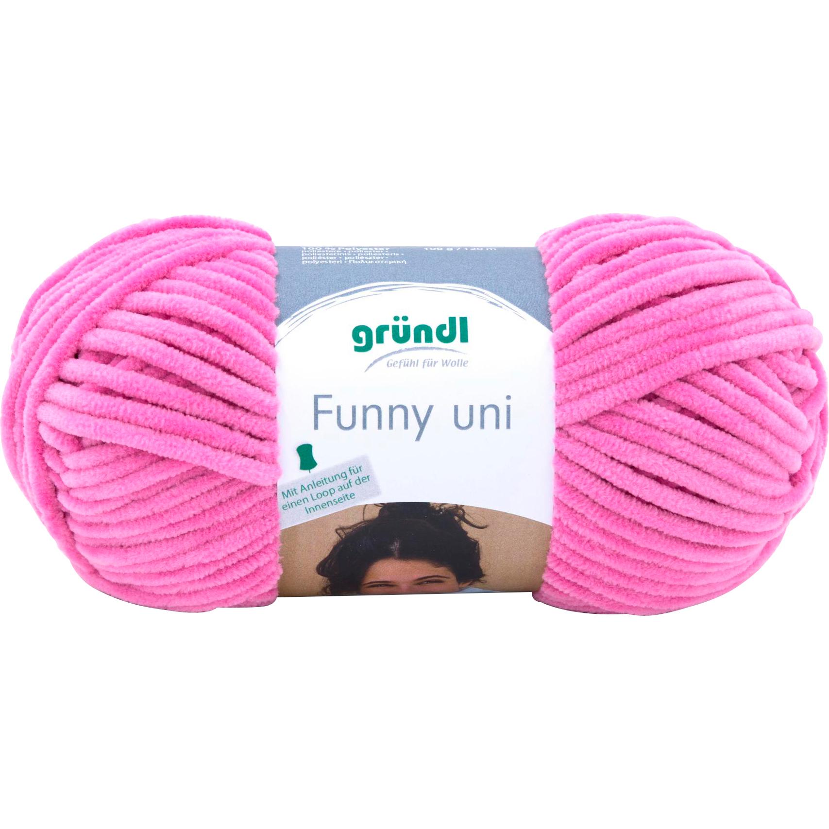 Gründl Wolle Funny Uni, 100g, ca. 120m (120 m) (39372109)