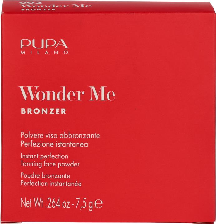 Actual product image Pupa Milano Wonder Me Bronzer 002 Medium Warm (002 Medium Warm)