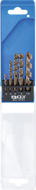 Actual product image BGS Drill Set | left cutting | 5 pcs. (4 - 5 - 6 - 8 - 10 mm)