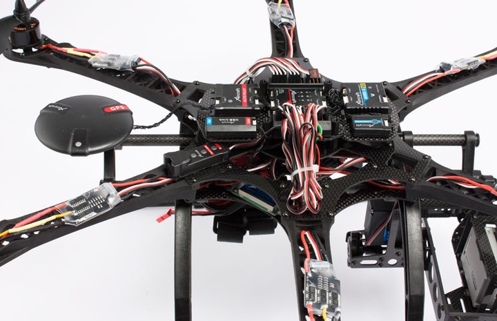 Actual product image XAircraft Hexa Carbon V6 ARF