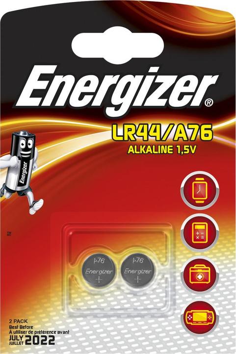 Actual product image Energizer Lr44 A76 (2 pcs., LR44, 150 mAh)