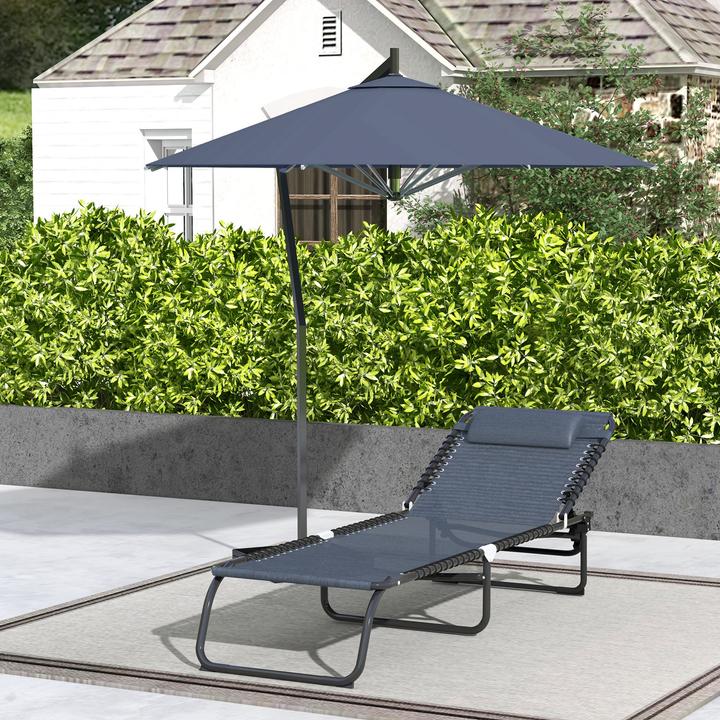 Actual product image Outsunny Folding lounger (189 cm)