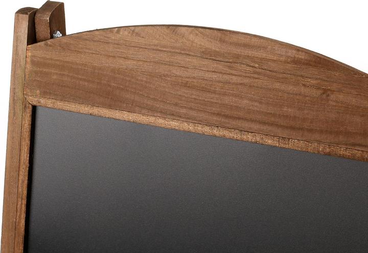 Actual product image Wiltec Toboli customer stopper 42x112cm chalkboard wood stand-up advertising board restaurant