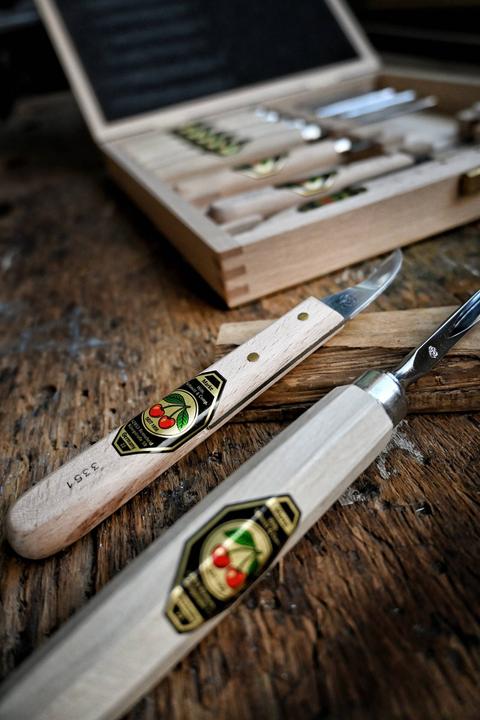 Produktbild Kirschen Kerbschnitzsatz (80 mm)