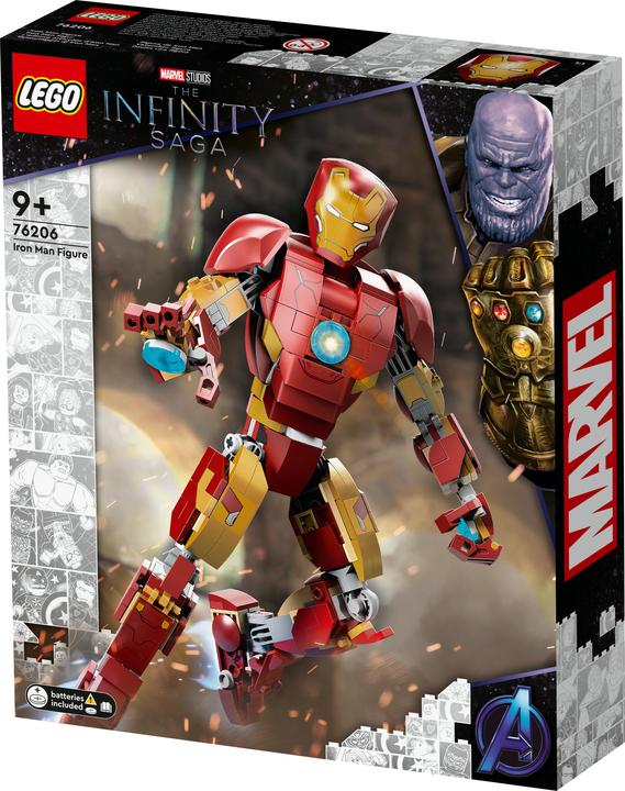 Actual product image LEGO Iron Man figure (76206, LEGO Marvel)