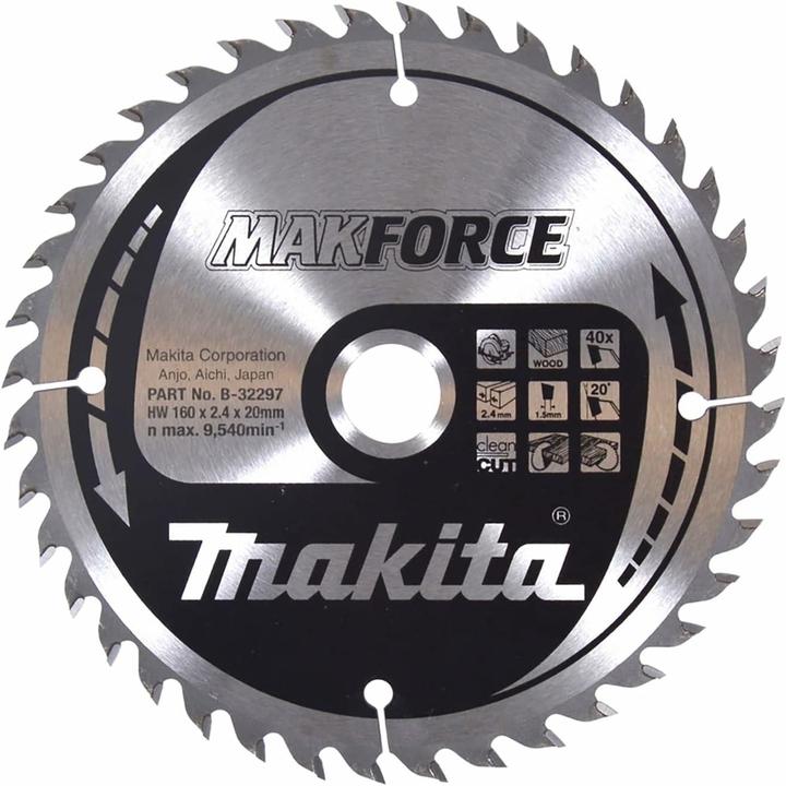 Produktbild Makita MAKFORCE Sägeb. 160x20x40Z