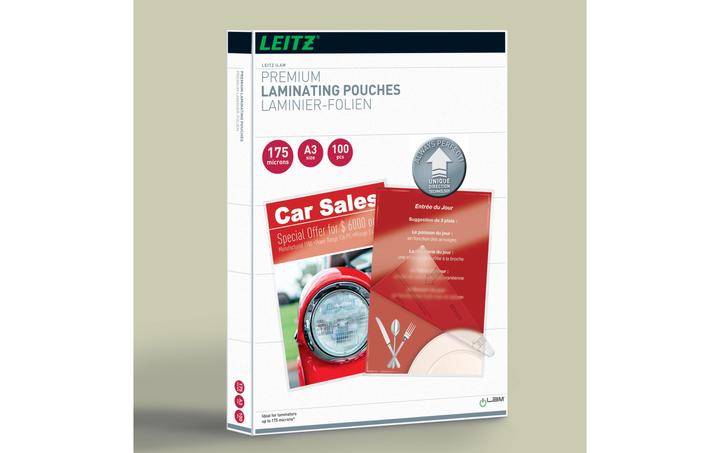 Produktbild Leitz Laminierfolie (A3, 100 Stück, 175 µm)