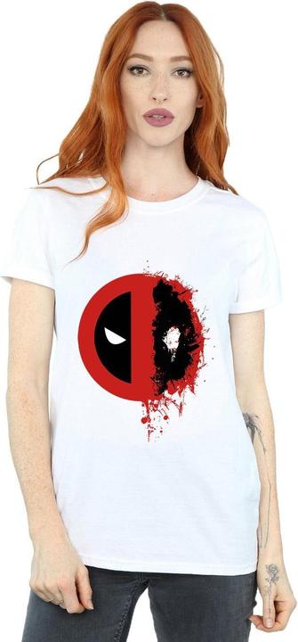 Image du produit - T-shirt DEADPOOL SPLIT SPLAT LOGO - Femme (XL)