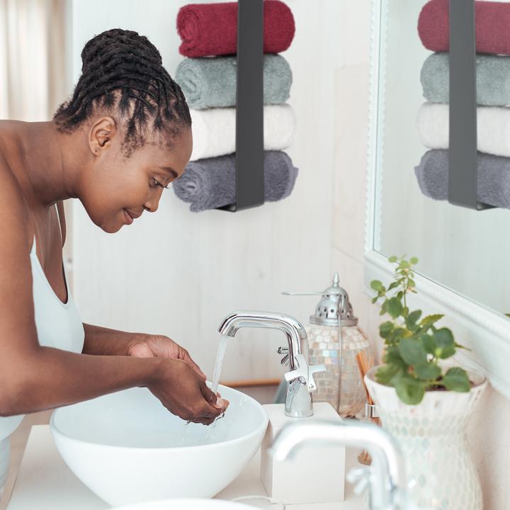 Actual product image Relaxdays Towel rail