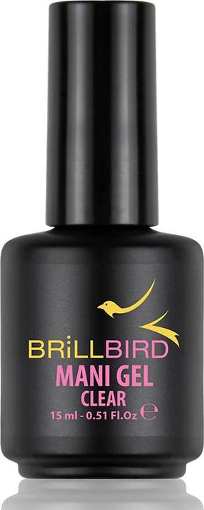 Produktbild BrillBird Mani Gel - Clear 15 ml Manikür-Gel (Base Coat)