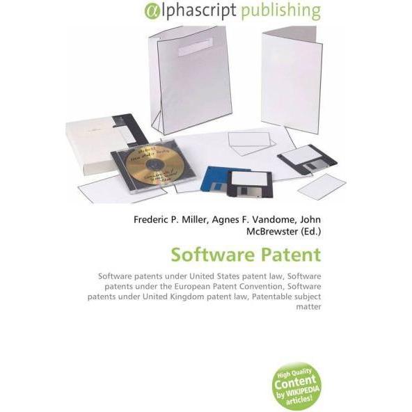 Thumbnail - Software Patent, Fachbücher von Agnes F. Vandome, Frederic P. Miller, John McBrewster