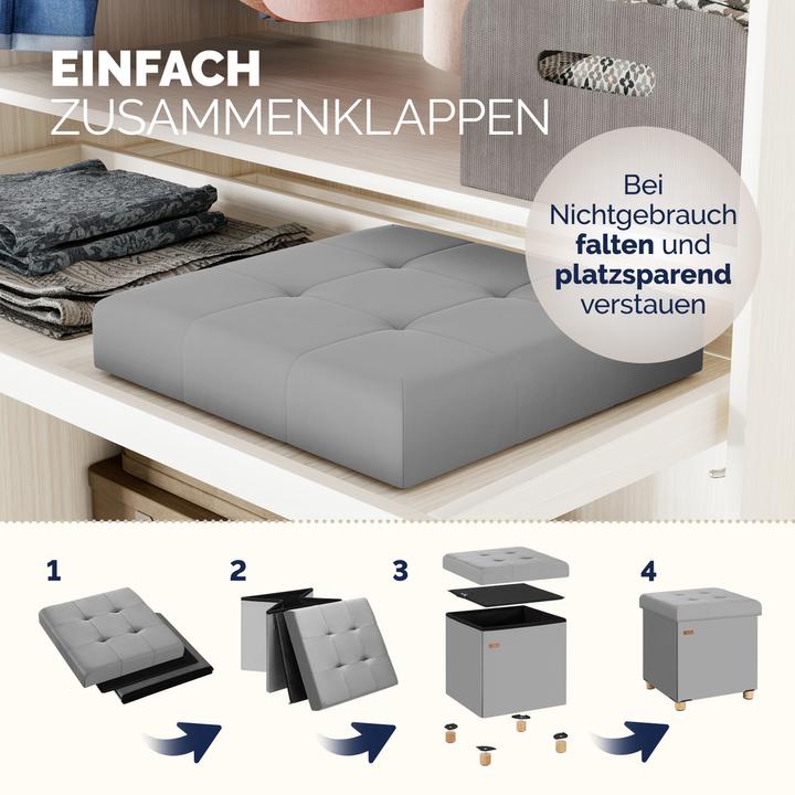 Produktbild Casaria Sitzhocker mit Stauraum