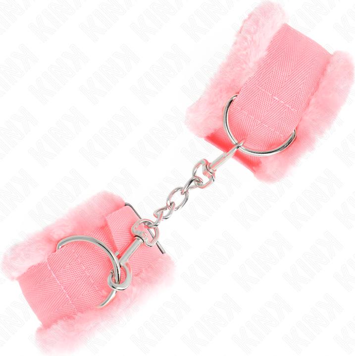 Produktbild Kink Pelzgefãoetterte Handgelenkfesseln Rosa Verstellbar 17-31 cm X 7 cm