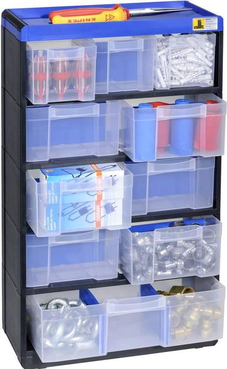 Image du produit eurokraft pro Bloc-tiroirs pour petites pièces VARIOPLUS PRO, h x l x p 525 x 300 x 135 mm, 10 (13.50 cm, 52.50 cm)