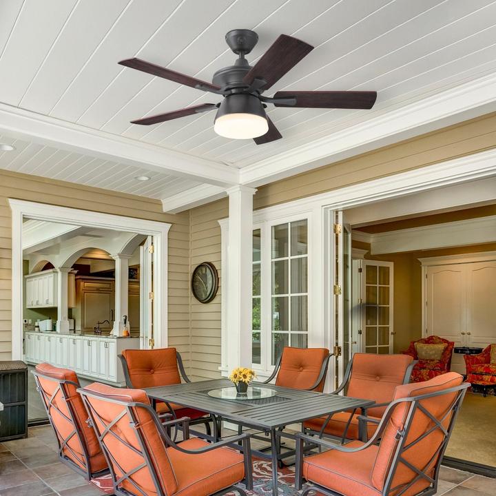 Produktbild Westinghouse Outdoor Deckenventilator Nevada Eisen mit Licht (51 dB)