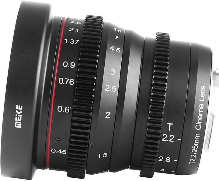 Produktbild Meike 25mm T2.2-22 Sony E-Mount Cine Lens (Sony E, APS-C / DX)