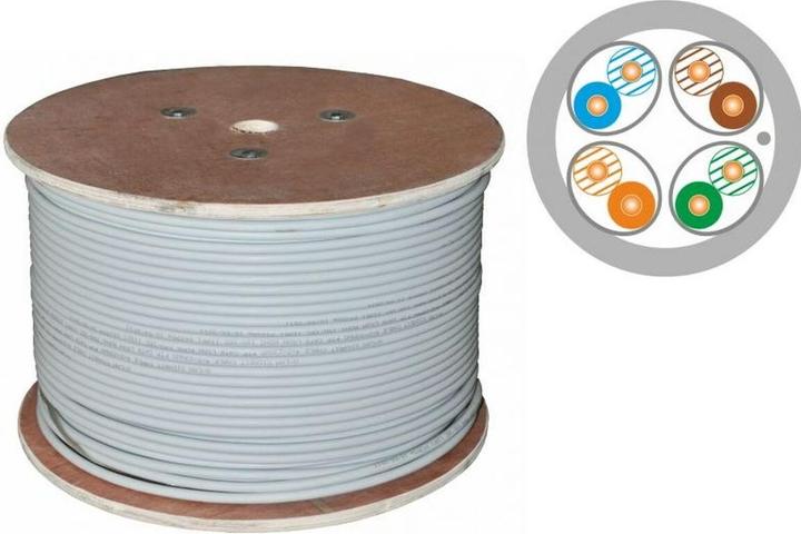 Actual product image Alantec KIF6ALSOH500D Network cable U/FTP (STP) (U/FTP, CAT6a, 500 m)