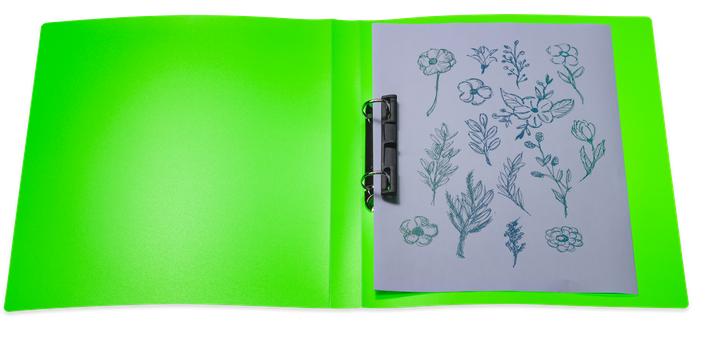 Produktbild HERMA Ringbuch A4 Neon Transluzent (A4, 25 mm, 1 Stk.)