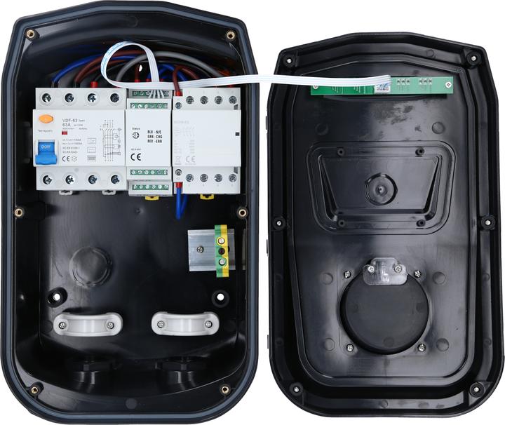 Actual product image KS Tools efuturo wallbox with type 2 charging cable, three phase, without RFID access (Type 2, 11 kW, 16 A)