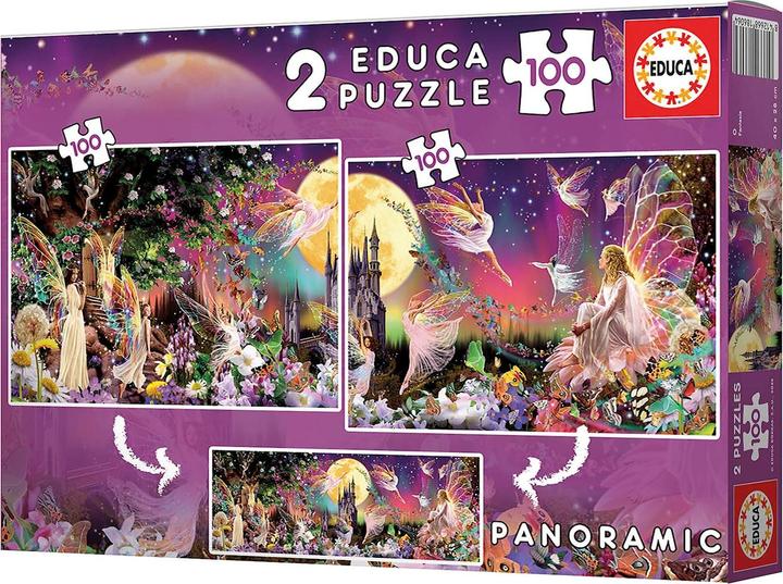 Image du produit Educa Triptyque des fées 2x100 pièces puzzle (100 pièces)