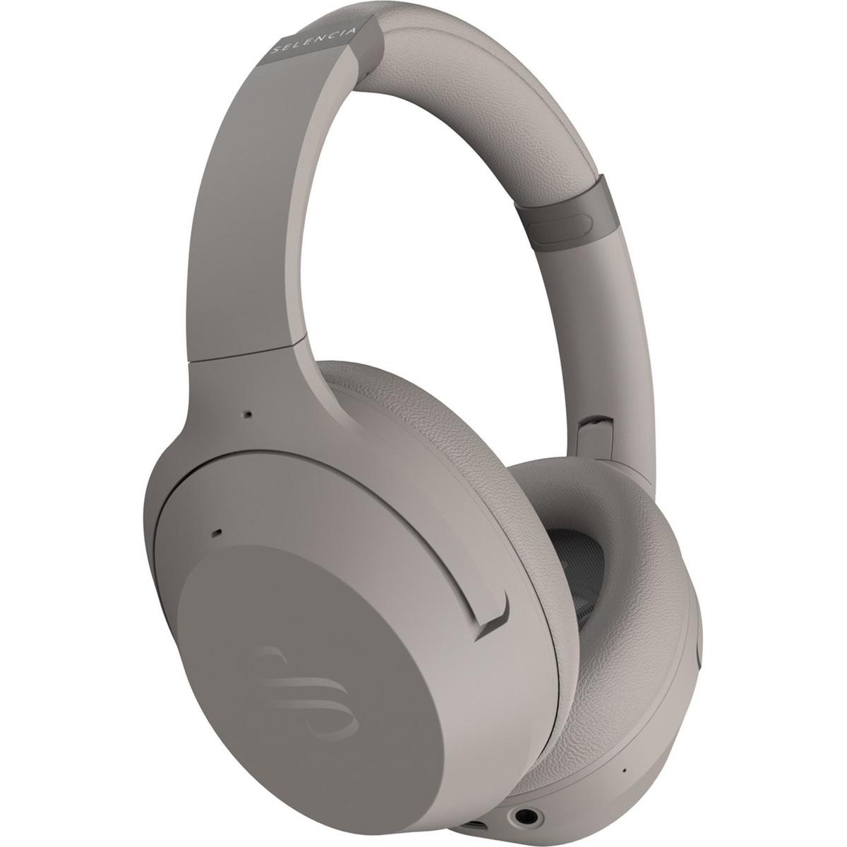 Selencia Urban Play Koptelefoon - Draadloos - Active Noise Cancelling (30 h, Senza fili), Cuffie, Grigio