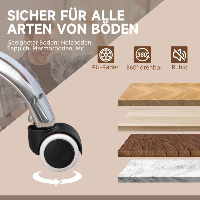 Image du produit Swisshandel24 Siège de bureau avec repose-pieds, inclinaison de 145°, noir (46 - 54 cm)